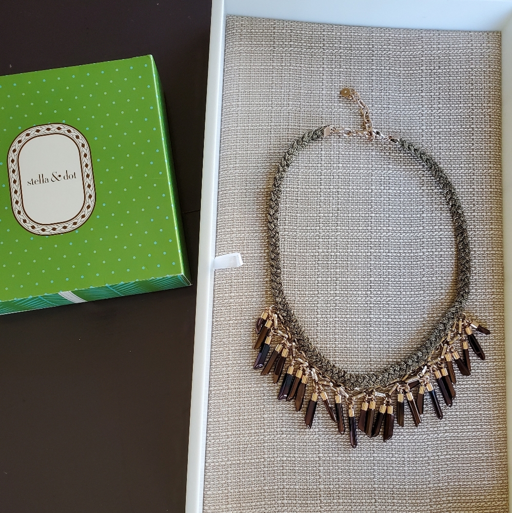 Stella & Dot Bora Fringe Necklace